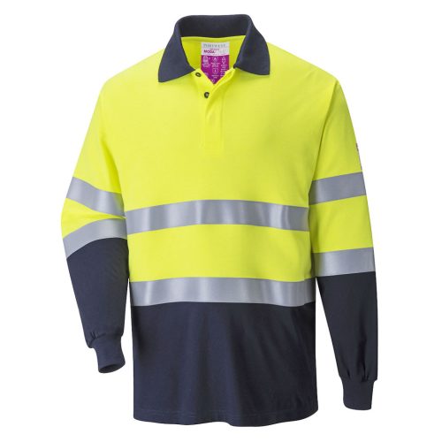 Portwest FR74 Lángálló, antisztatikus kéttónusú pólóing 4XL