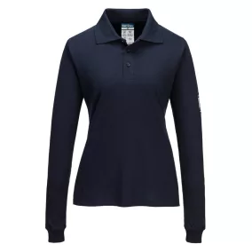 termék:  Portwest Modaflame Knit FR lángálló női hosszú ujjú pólóing S Dark Navy