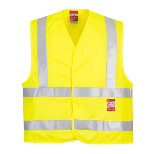 portwest fr75 jólláthatósági lángálló mellény en14116 xxl 3xl sárga