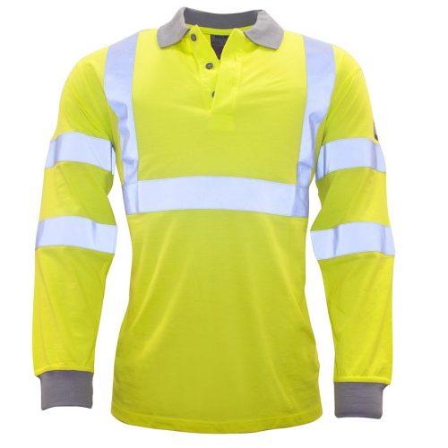 portwest fr77 modaflame jólláthatósági pólóing 3xl sárga