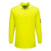Portwest FR805 Modaflame Knit FR lángálló hosszú ujjú pólóing Sárga 3XL