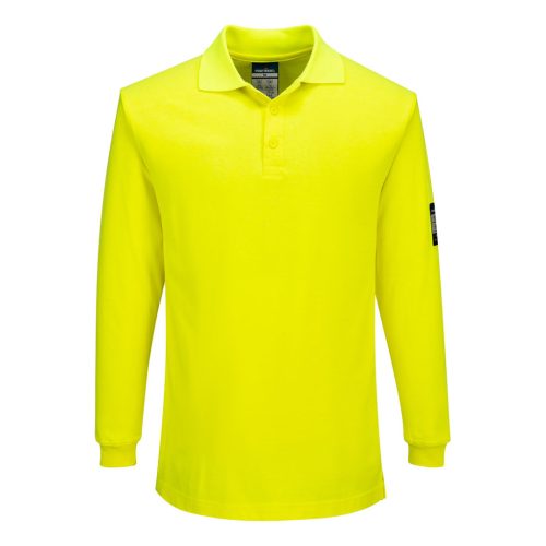 Portwest FR805 Modaflame Knit FR lángálló hosszú ujjú pólóing Sárga 3XL