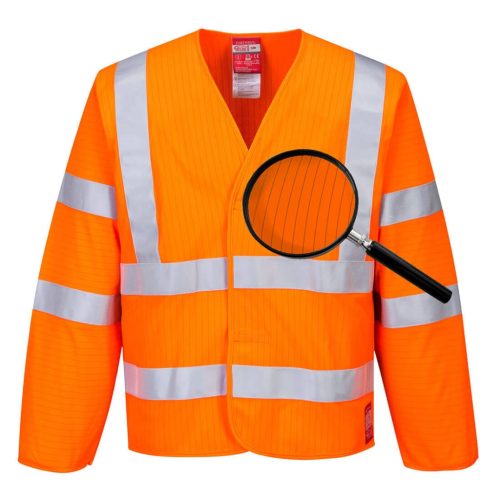 Portwest FR85 Jól láthatósági antisztatikus kabát - Lángálló 2XL/3XL