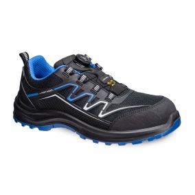 Portwest Kompozit KPU Mesh Trainer S1PS ESD SR FO 35 Fekete/Kék