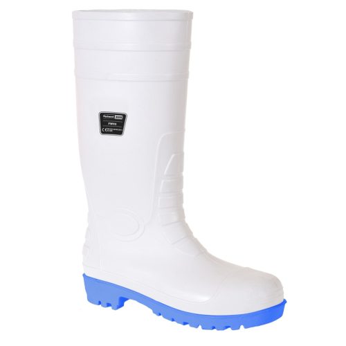 A PVC/nitril Steelite munkavédelmi csizma nylon béléssel és a levételt megkönnyítő sarokrácsozással rendelkezik.