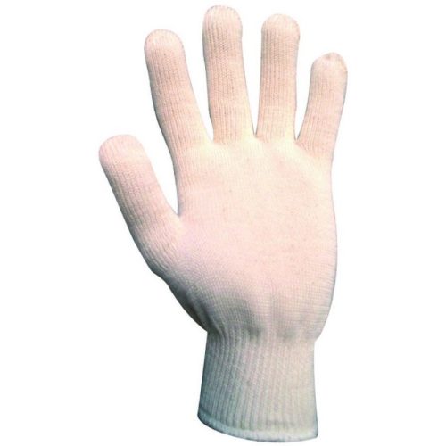 ganteline 4186-88 bélelt pamutkesztyű fehér 10