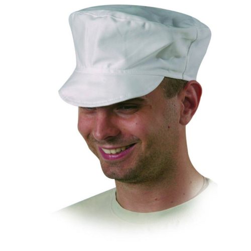 Coverguard Élelmiszeripari sapka fedett Fehér