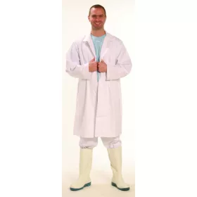 Coverguard Fehér pamutköpeny 42 Fehér