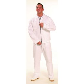 Coverguard Fehér pamut deréknadrág 42 Fehér