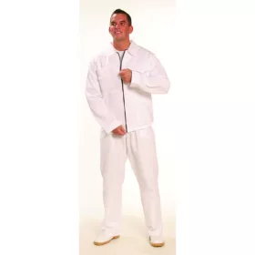 Coverguard Fehér pamutkabát 42 Fehér