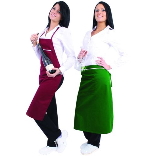 Coverguard Kötény fél fehér 72x85 Zöld