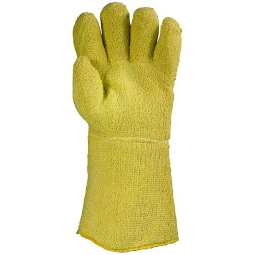 ganteline 4673 hurkolt ötujjas kevlar 10 sárga