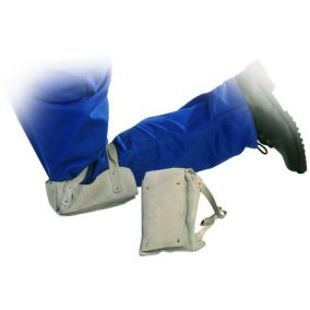 Coverguard Térdvédő bőrből Szürke