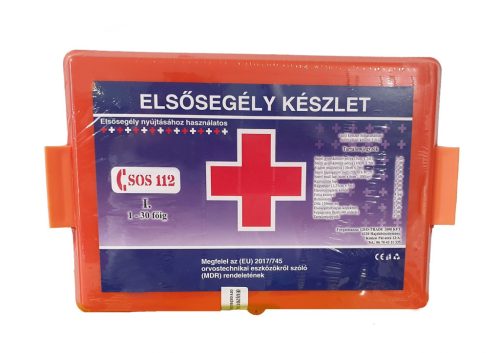 ganteline 9993 falra szerelhető mentőláda i 30 főig narancs