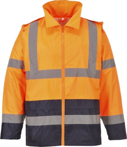 portwest h443 hi-vis klasszikus kontrasztos esődzseki s narancs tengerészkék