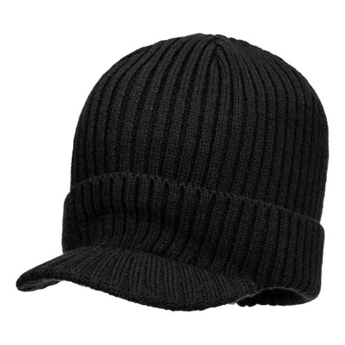 Portwest Beanie sapka csúcsos silddel Fekete