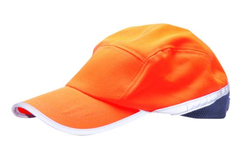 portwest hb10 jól láthatósági baseball sapka narancs tengerészkék