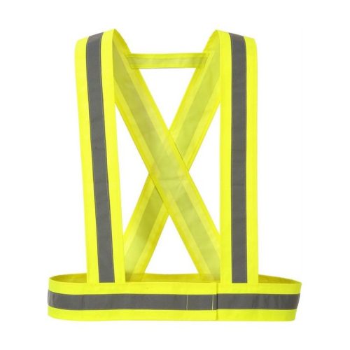 A Hi-Vis jól láthatósági vállpánt a ruházat felett viselhető, alkalmazásával eleget tehetünk az Uniós közúti gépjárműforgalmat érintő közlekedési előírásoknak.