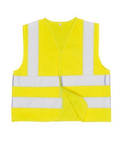 Jól láthatósági két csíkos mellény gyerekek részére