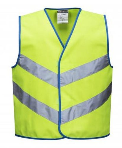 portwest jn15 junior colour bright mellény s lime