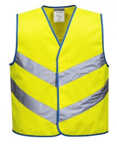 portwest jn15 junior colour bright mellény m sárga