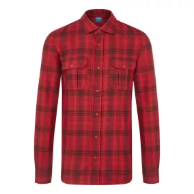 Portwest KA3 kockás ing 3XL Piros