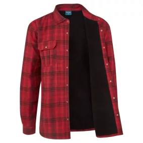 Portwest KA3 Sherpa bélésű kockás ing 3XL Piros