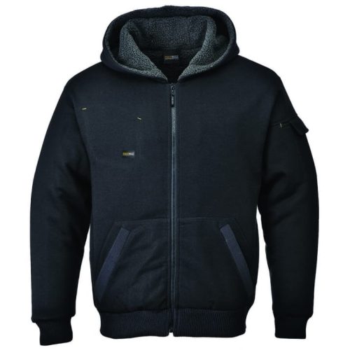 portwest ks32 pewter kabát s fekete