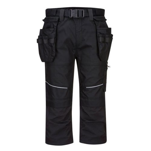 Portwest KX344 KX344 KX3 3/4 Holster rövidnadrág (fekete, 30) 30