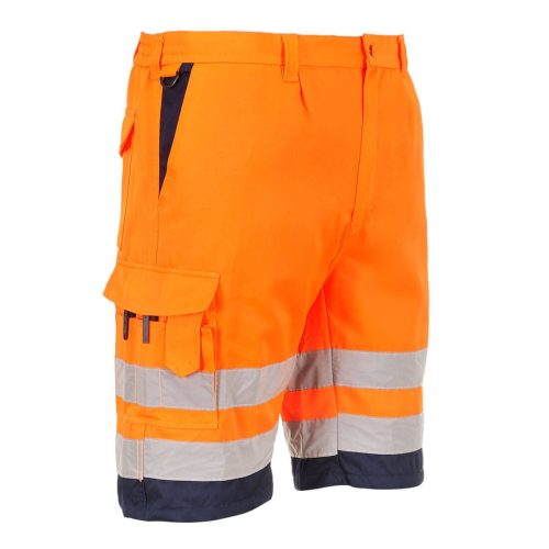 Portwest L043 Hi-Vis könnyű poli-pamut rövidnadrág S
