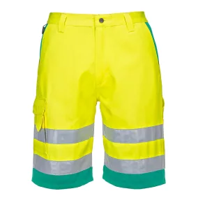 Portwest L043 Hi-Vis könnyű poli-pamut rövidnadrág XXXL