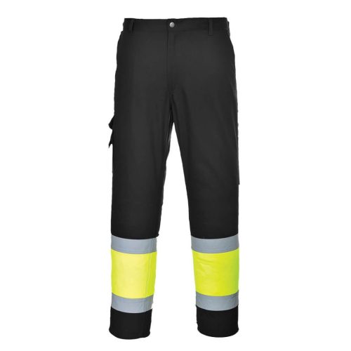 Portwest L049 Hi-Vis könnyű, kéttónusú Combat nadrág S