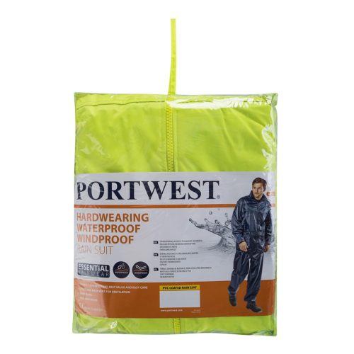 Portwest L440 Classic esőruha (2 részes öltöny) (sárga, XS) XS