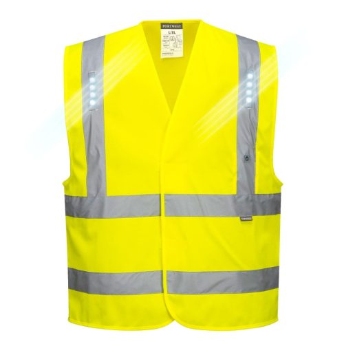 portwest l470 vega led mellény s m sárga