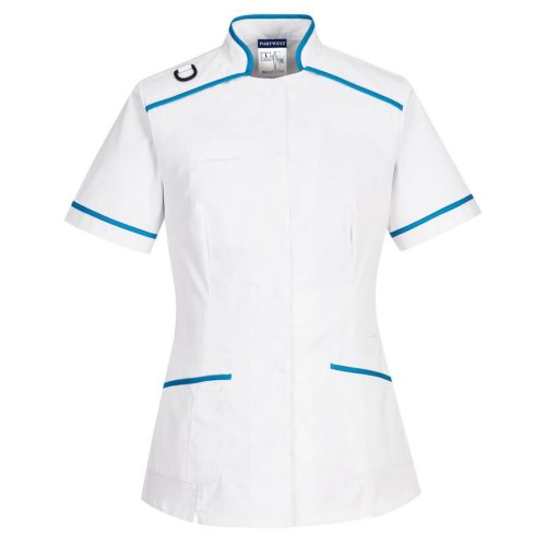 Portwest LW21 LW21 Egészségügyi tunika (fehér, kék, XXL) XXL