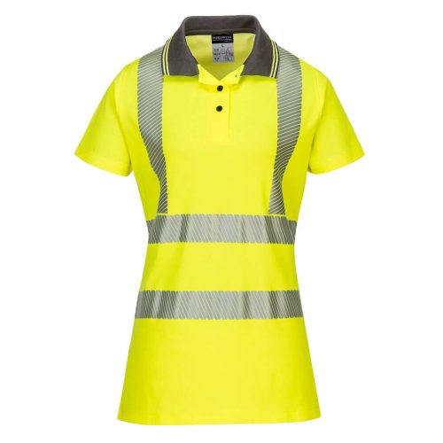 portwest lw72 női pro pólóing xs sárga szürke