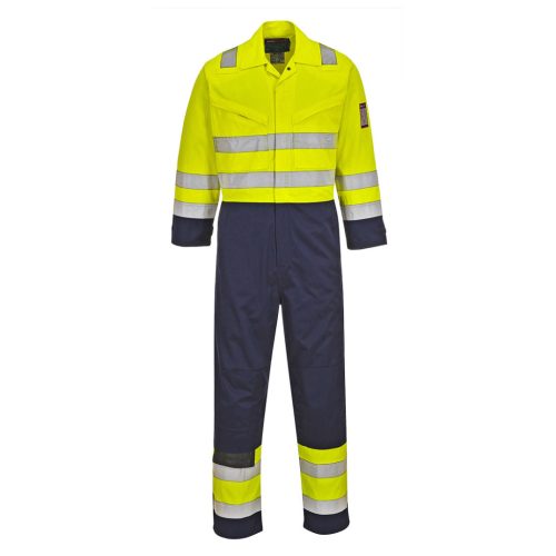 portwest mv28 modaflame overál - jól láthatósági hosszított-xxl sárga kék