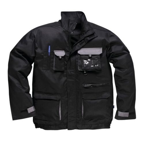 Portwest TX10 Texo kétszínű kabát (fekete, 3XL) 3XL