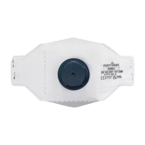 Portwest P291 EAGLE FFP2 szelepes Dolomite összehajtható lapos maszk Fehér