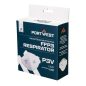 Portwest P310 FFP3 szelepes Dolomite félbehajtható légzésvédő maszk (pk3) Fehér