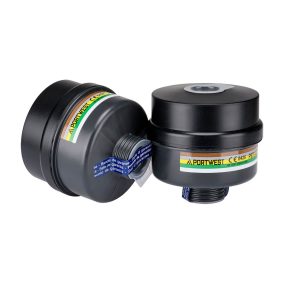 Portwest P976 ABEK2P3 kombinált szűrő - univerzális csatlakozás Fekete