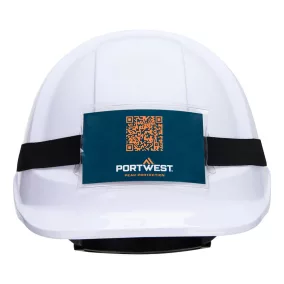 termék:  Portwest Universal Helmet Badge Holder  Fekete