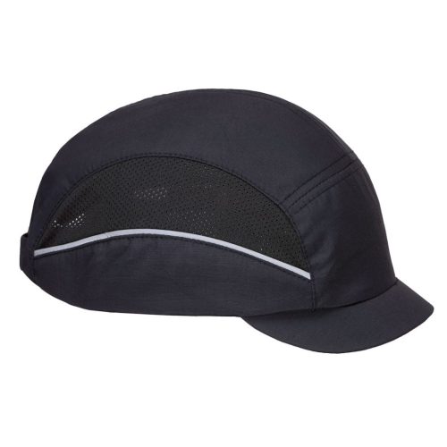 Portwest PS69 PS69 AirTech Bump Cap Micro Peak sapka Fekete