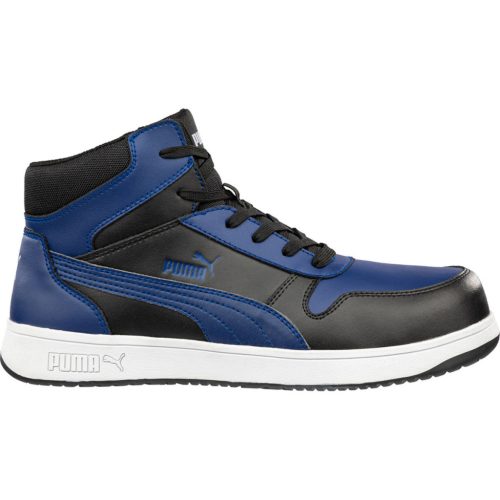 PUMA PUM-630070 Puma Frontcourt Mid S3L ESD FO HRO SR munkavédelmi bakancs (kék/fehér, 41) 41
