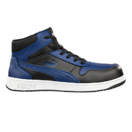 PUMA PUM-630070 Puma Frontcourt Mid S3L ESD FO HRO SR munkavédelmi bakancs (kék/fehér, 47) 47