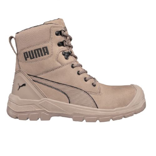PUMA PUM-630740 Puma Conquest Stone High S3 CI HI HRO SRC védőbakancs (homok, 40) 40