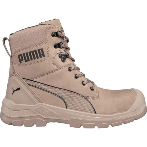 PUMA PUM-630740 Puma Conquest Stone High S3 CI HI HRO SRC védőbakancs (homok, 44) 44