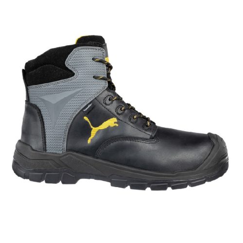 PUMA PUM-630870 Puma Borneo MT Mid S3 WR M AN CI HI HRO SRC munkavédelmi bakancs (fekete, 40) 40