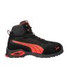 PUMA PUM-632260 Puma Madrid S1PL FO SR munkavédelmi bakancs (fekete/piros, 39) 39