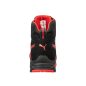 PUMA PUM-632260 Puma Madrid S1PL FO SR munkavédelmi bakancs (fekete/piros, 40) 40
